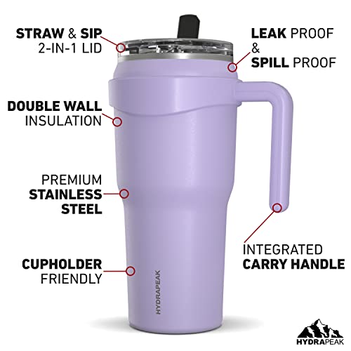 Hydrapeak Roadster 40oz Stainless Steel Tumbler with Straw Lid (Aqua) I313892