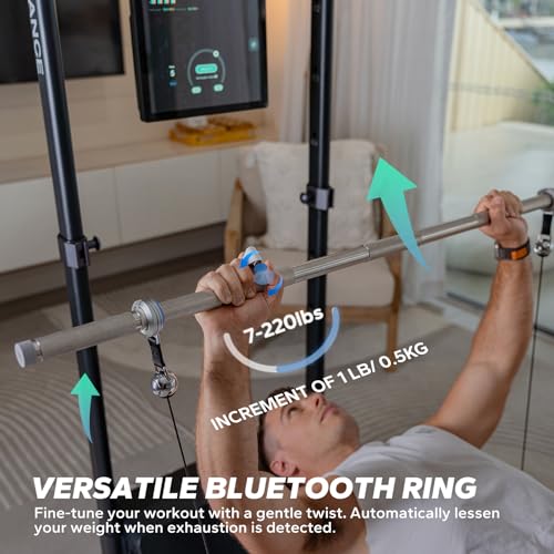 Gym Monster Smart Home Gym, Smith Machine Power Cage with Cable Crossover G34665