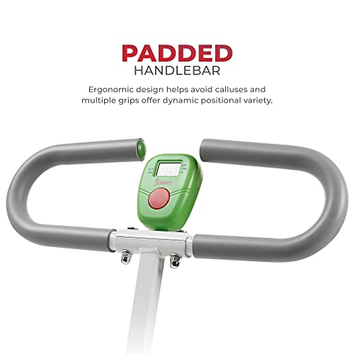 Sunny Health & Fitness Row-N-Ride Squat Assist Trainer, Foldable Home Exercise Machine G85090