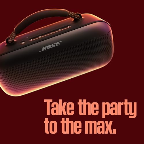 Bose SoundLink Max Portable Bluetooth Speaker, IP67 Waterproof, Black I5107