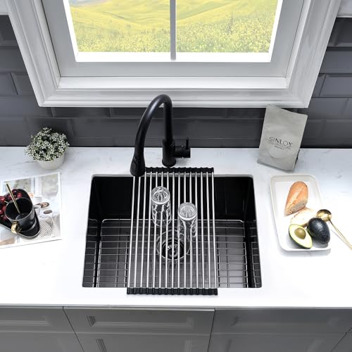 VASOYO Stainless Steel Undermount Laundry Sink 23x18x13 H4912