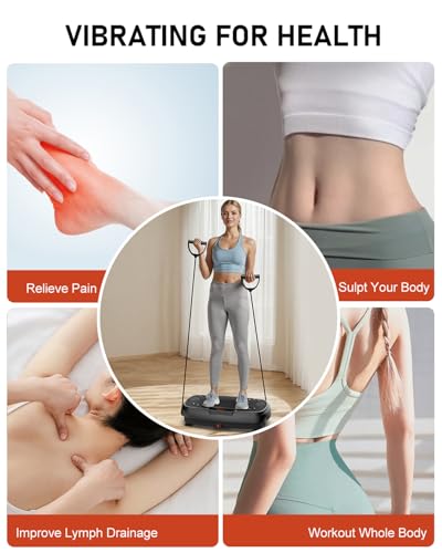 Vibration Plate Exercise Machine for Full Body Workout at Home V553