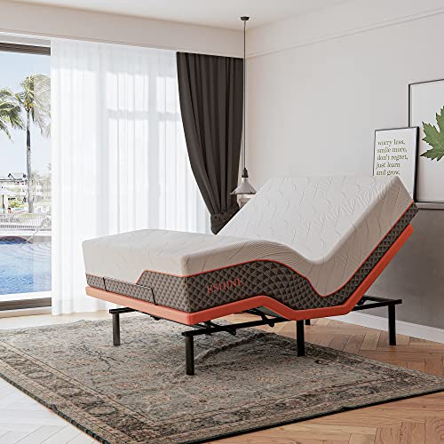 Split King Adjustable Bed Frame with Hybrid Mattress, Zero Gravity, Massage R919726