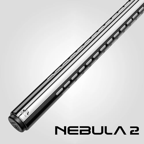RHINO Nebula 2 Pool Cue - Carbon Fiber Shaft, Composite Butt, 12.4mm B23495