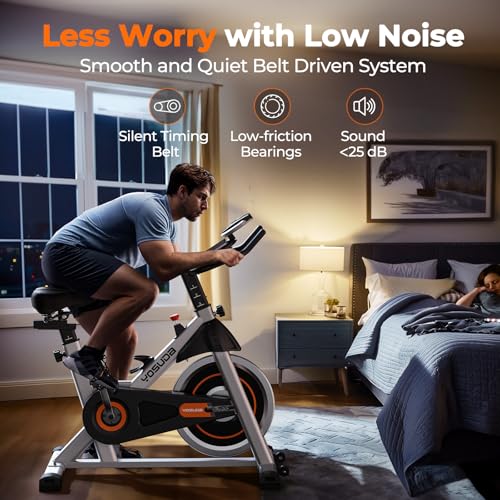 YOSUDA Exercise Bike, Magnetic Indoor Cycling Bike for Home with App Y907945