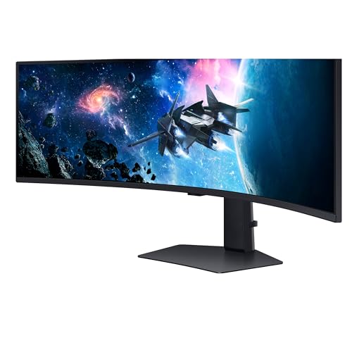 SAMSUNG 49" Odyssey G9 (G95C) DQHD 1000R Curved Gaming Monitor, 240Hz, 1ms, DisplayHDR 1000 L9256