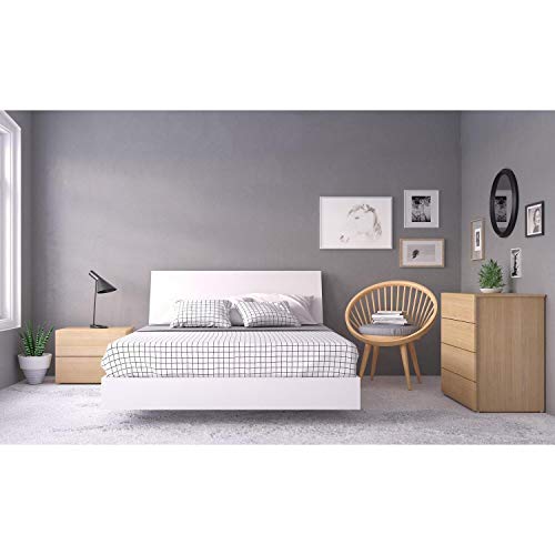 Nexera 225930 Storage Headboard Queen Ebony N174532