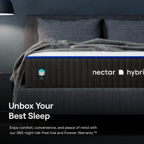 Nectar Hybrid Full Mattress 12 Inch Medium Firm Gel Memory Foam Y87993