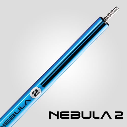 RHINO Nebula 2 Pool Cue - Carbon Fiber Shaft, Composite Butt, 12.4mm B23495