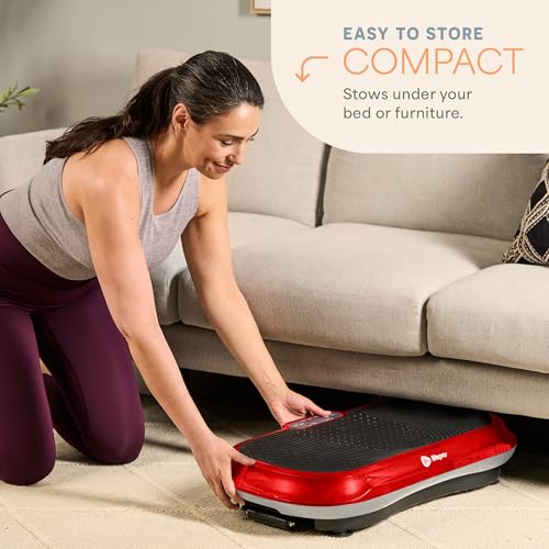 Lifepro Waver Vibration Plate Exercise Machine with Loop Bands V797593