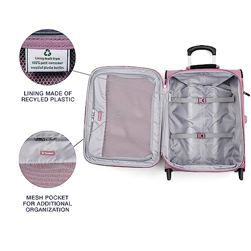 Travelpro Maxlite 5 Softside Expandable 2 Wheel Carry-On Luggage, Burgundy, 22-Inch Q6258