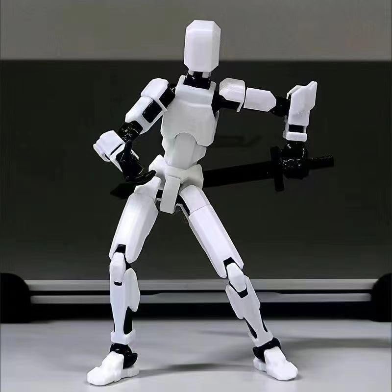 Titan 13 Action Figure, 3D Printed Robot, Desktop Decorations Game Gifts (9 pcs) Z24151