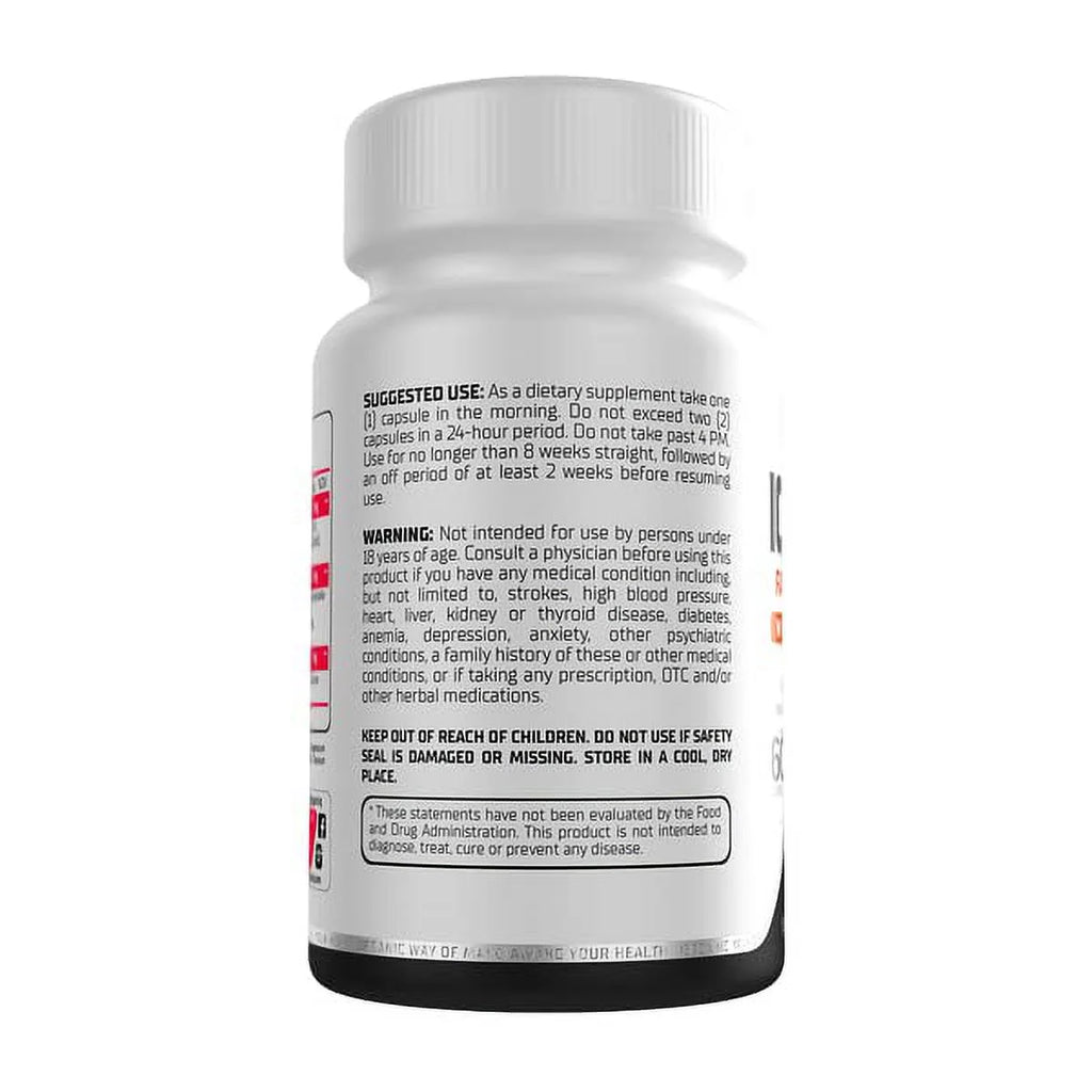 Ignite Extreme Weight Loss Supplement, 30 Servings (60 Pills) O86830