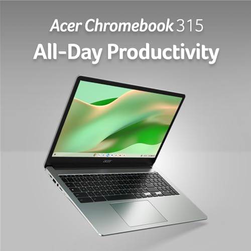 Acer Chromebook 315 Laptop 15.6" Full HD, Intel Celeron N4500, 4GB RAM, 64GB eMMC, Chrome OS P628753