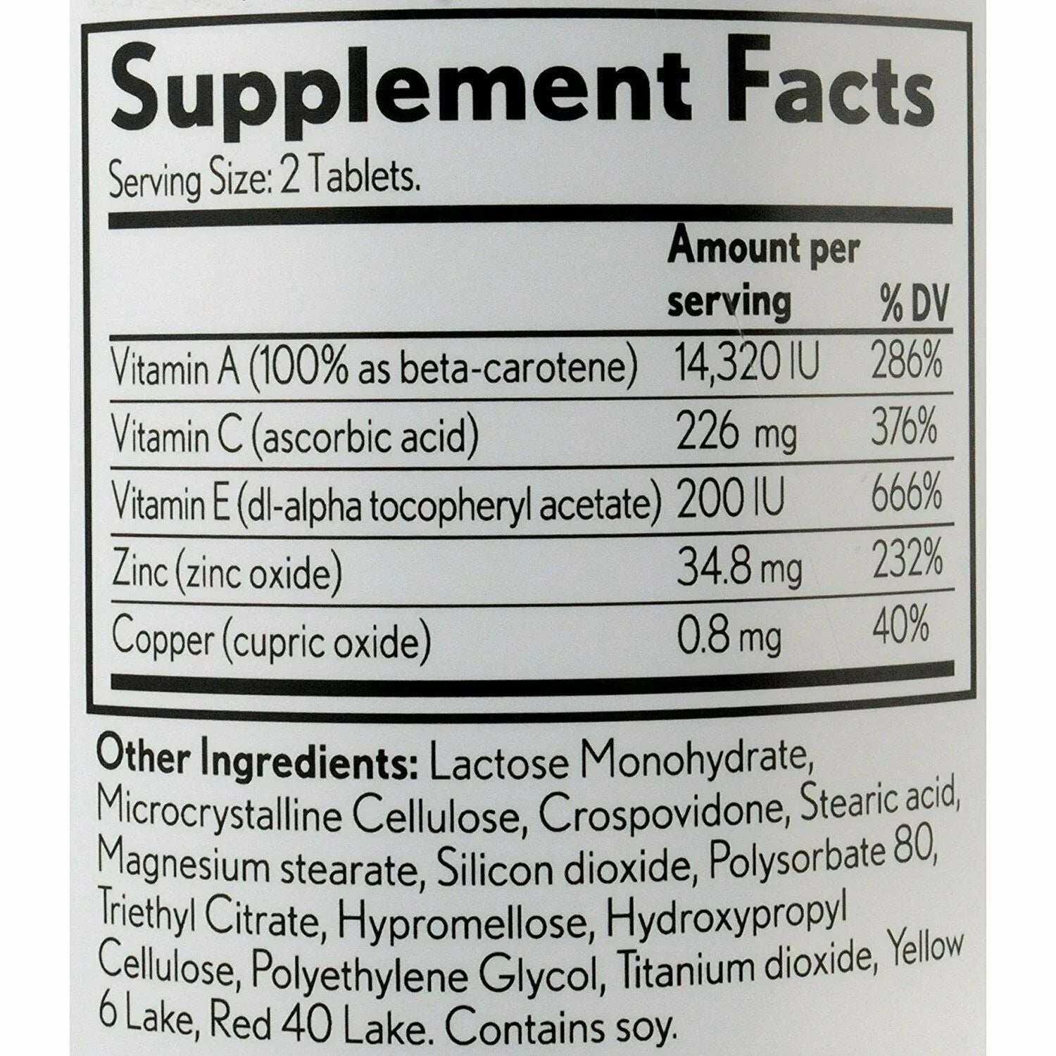Bausch+Lomb PreserVision AREDS Eye Vitamin & Mineral Supplement 240ct, 5 Pack M19815