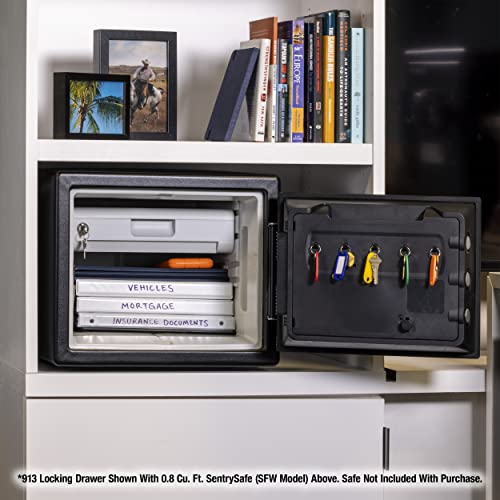 SentrySafe Fireproof Waterproof Steel Home Safe with Digital Keypad, 1.23 Cubic Feet L869244
