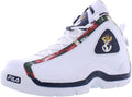 Fila Men's Grant Hill 2 Patchwork Basketball Shoes White/Fila Navy/Fila Red 9.5
