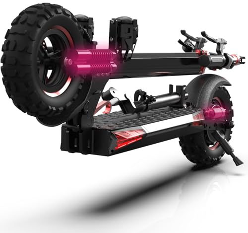 Off Road Electric Scooter Adults 800W 48V 11" All-Terrain Tires Dual Suspension B277