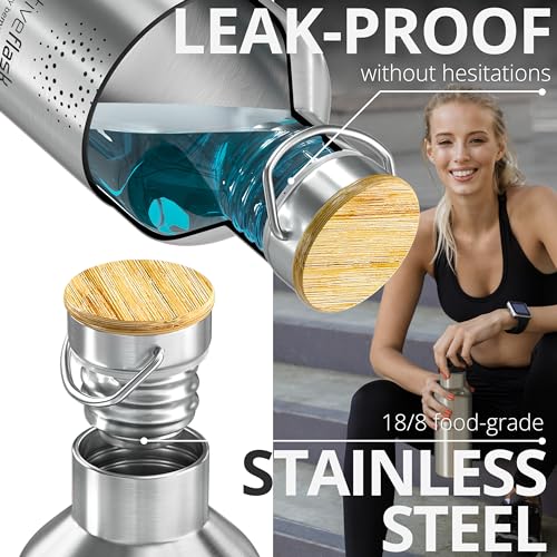 Active Flask 18/32 oz Stainless Steel Insulated Water Bottle with Straw P203