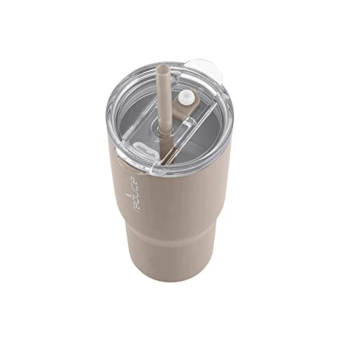 REDUCE Cold1 34 oz Tumbler with Lid and Straw, Vacuum Insulated Stainless Steel D10206