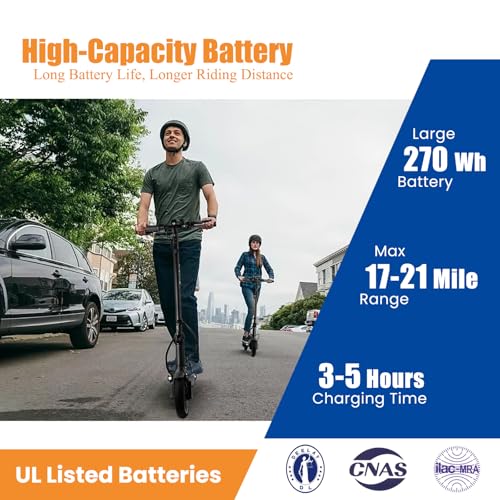 Electric Scooter for Adults, 8.5" Solid Tires, 500W Motor, Foldable S556