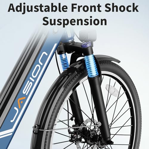Jasion Roamer Electric Bike for Adults, 1200W Peak Motor, 528WH Removable Battery, 60 Miles Range Y948691