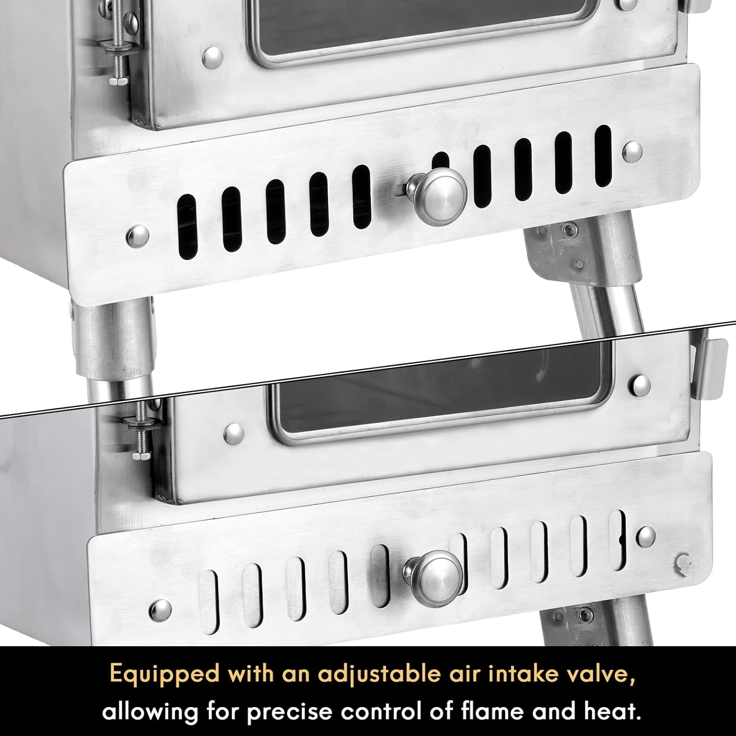 WillowyBe Outdoor Sauna Tent Stove, Portable Camping Wood Stove K833