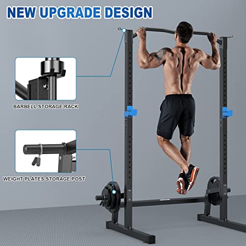 BEKING Power Rack Squat Cage with Pull Up Bar for Home Gym C232257