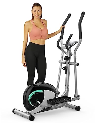 THERUN Elliptical Machine for Home, Magnetic Quiet Exercise, 8 Resistance Levels M651400