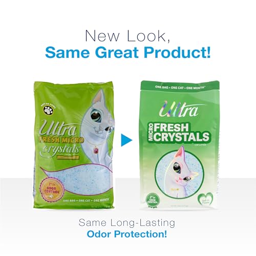 Ultra Fresh Micro Crystals Cat Litter, Summer Breeze Scent, 5lb S61797