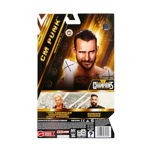 WWE Champions CM Punk Main Event Action Figure K18225