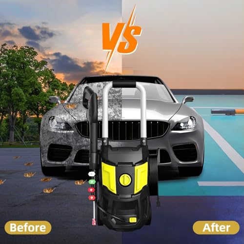 Electric Pressure Washer 4500 PSI 2.8 GPM with 35FT Cord and 4 Nozzles M92603