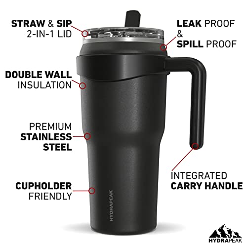 Hydrapeak Roadster 40oz Stainless Steel Tumbler with Straw Lid (Aqua) I313892