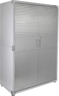 Seville Classics UltraHD Mega Steel Storage Cabinet, 48" W x 24" D x 72" H, Granite