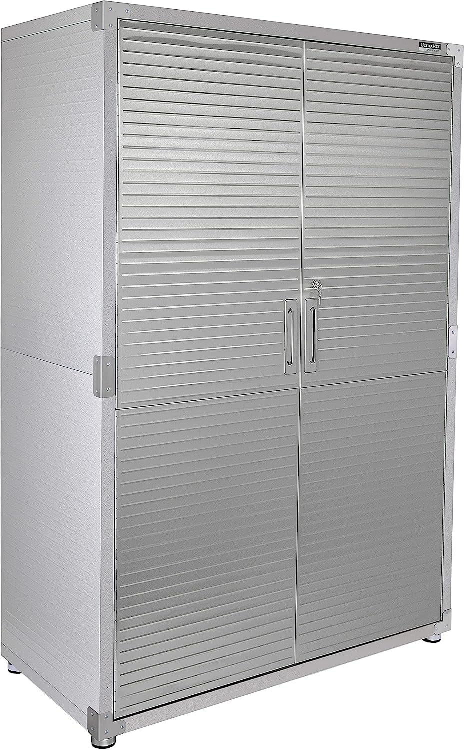 Seville Classics UltraHD Mega Steel Storage Cabinet, 48" W x 24" D x 72" H, Granite