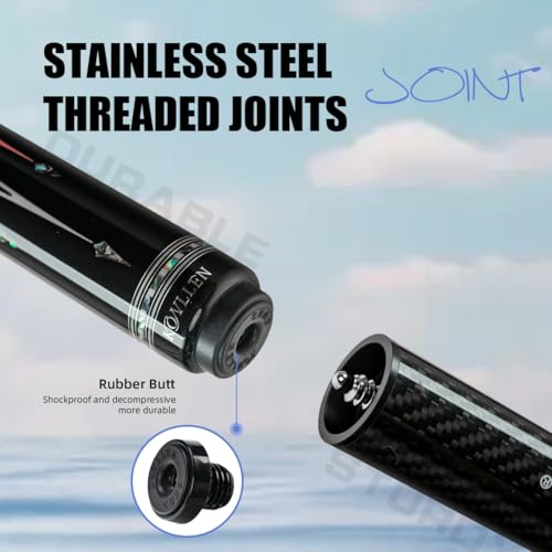 KONLLEN Carbon Fiber Pool Cue Extension D815