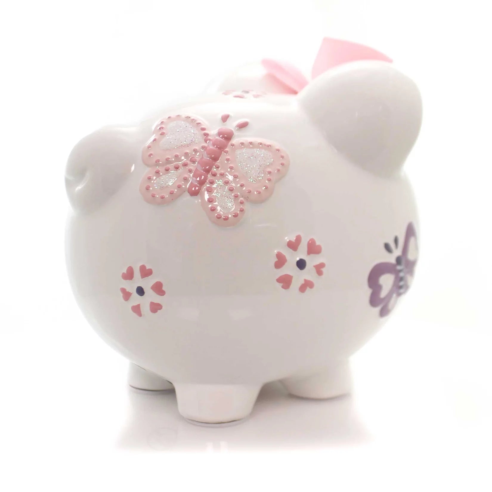 Child To Cherish Large Butterfly Piggy Bank B1721