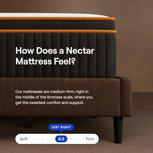Nectar Hybrid Full Mattress 12 Inch Medium Firm Gel Memory Foam Y87993
