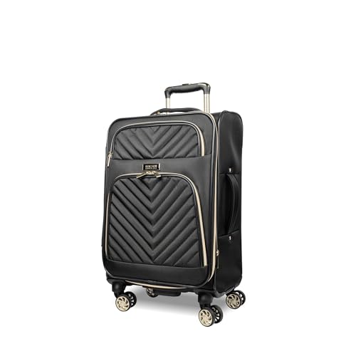 Kenneth Cole REACTION Chelsea Chevron Quilted Luggage, Black, 24-Inch V572
