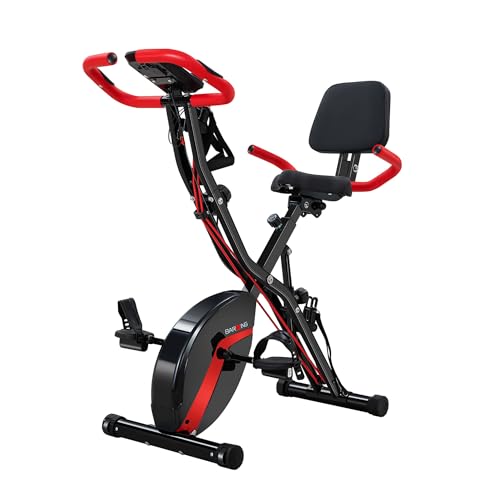 BARWING Foldable Exercise Bike for Home Workout, 350LB Capacity Z9564