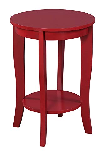 American Heritage Round End Table, Black U219