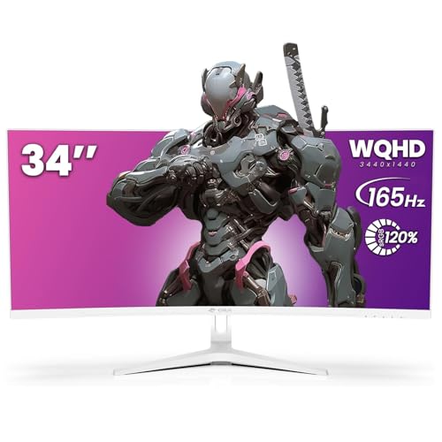 CRUA 30Inch Ultrawide Curved Monitor, 21:9 WFHD 2560x1080P, 100Hz, VA Panel, Black Y8772