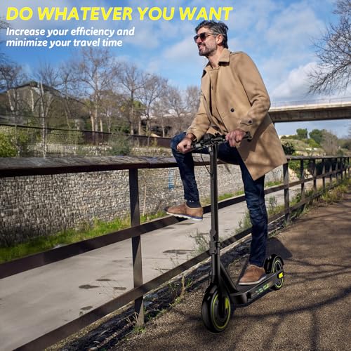 Electric Scooter for Adults, 500W Motor, 10" Vacuum Tires, Foldable E91738