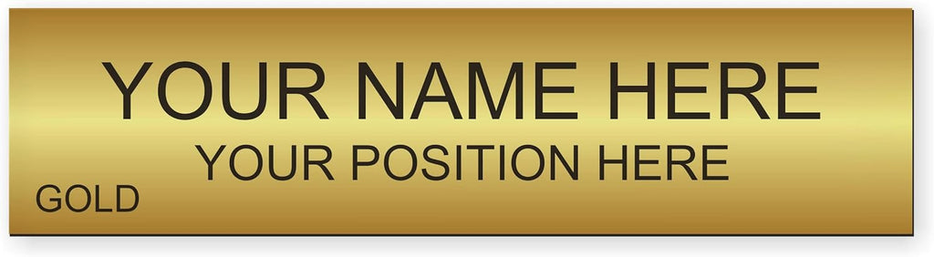 Laser Engraved Name Plate for Office Desk or Wall Door Sign P5714