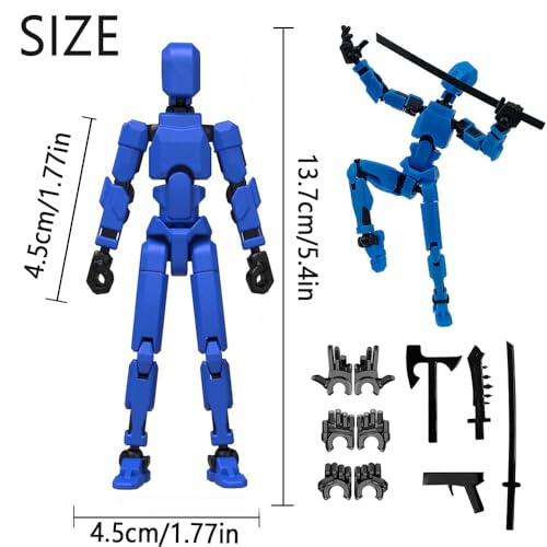 Titan 13 Action Figure, 3D Printed Robot, Desktop Decorations Game Gifts (9 pcs) Z24151