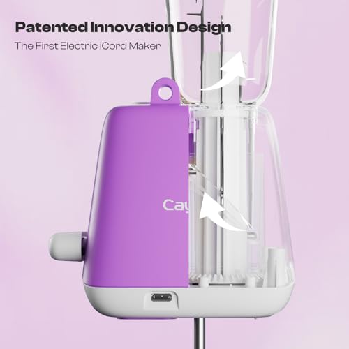 Caydo i Cord Knitting Machine, Electric iCord Maker Tool S14428