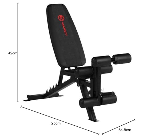 Marcy Adjustable Utility Bench with Leg Developer SB-350, Dark Gray H323