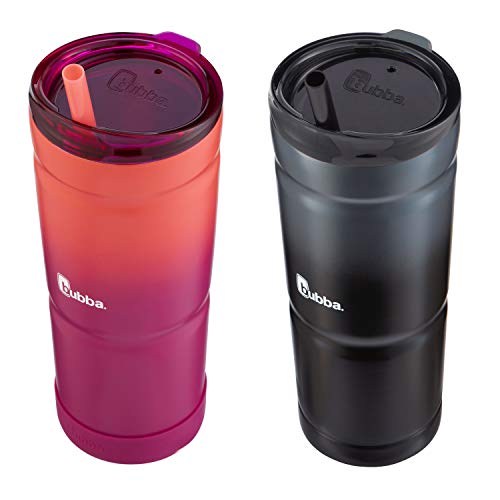 Bubba Vacuum Insulated Stainless Steel Tumbler with Straw 24oz 2 Pack X31903