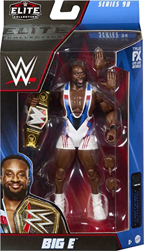 Mattel WWE Elite Collection Big E 6-inch Action Figure with Accessories C31844