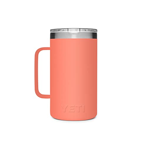 YETI Rambler 24 oz Mug, Stainless Steel, Vacuum Insulated N160